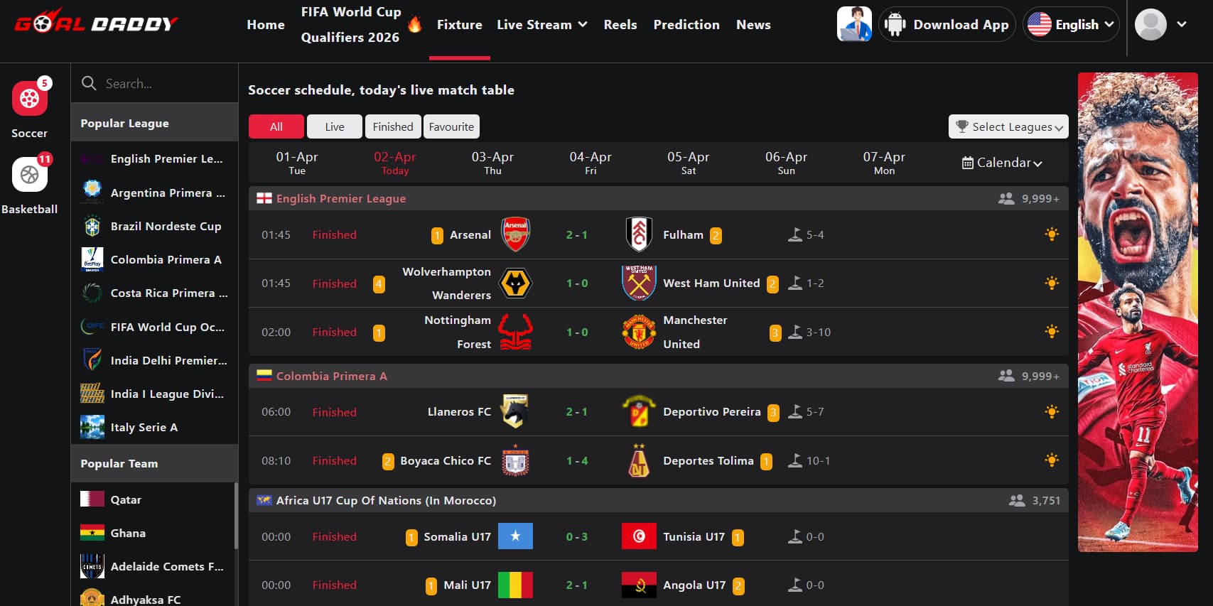 goaldaddy-fixtures